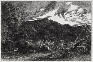 Le Laboureur fatigué, 1858